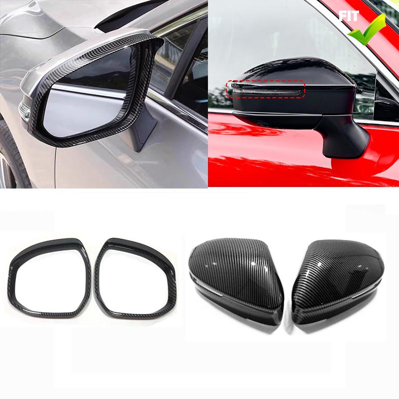 For Toyota Prius 60 Series PHEV 2024 Car Styling ABS chrome Side Rear View Mirror Cover Caps Shell Rain Frame Accessories
