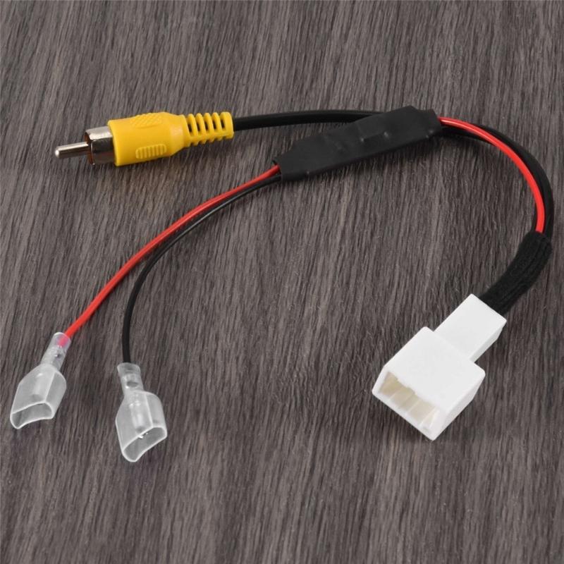 4 Pin Reverse Camera Output Video Plug Adapter Retention Wiring Cable Connector