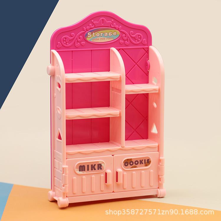Doullhouse Doll House Dining Rack Simulation Kitchen Furniture Miniature Scene Accessories Model Ornament Toys