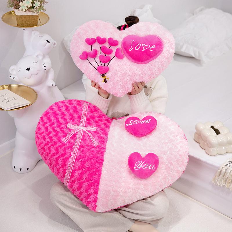 Cartoon Liebeskissen Plüschtier Liebesherz Puppe Heim Sofa Kissen Kissen Mädchenpuppe