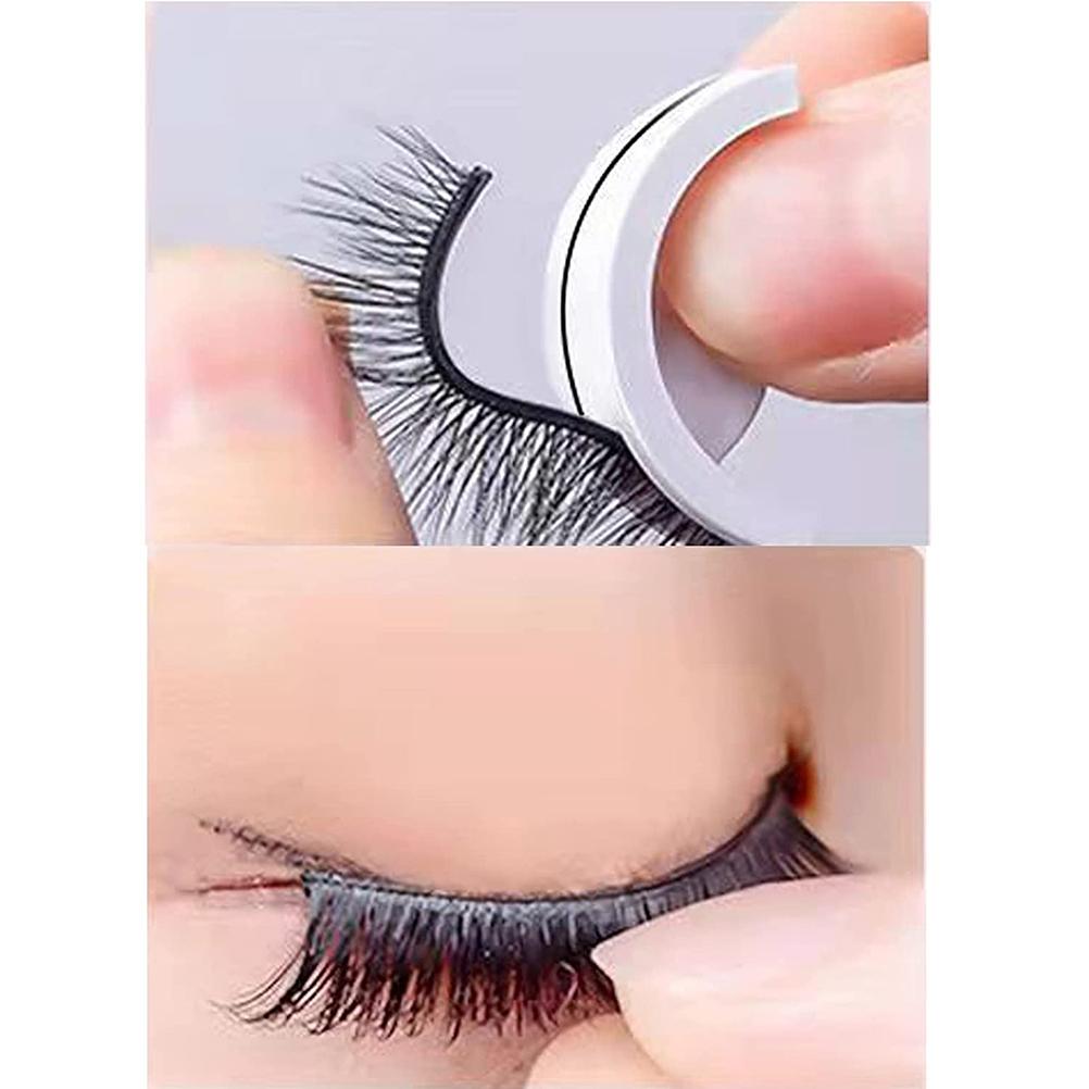 Self Adhesive False Eyelashes 3D False Eyelashes Waterproof Reusable Eyelashes No Liner or Glue Required