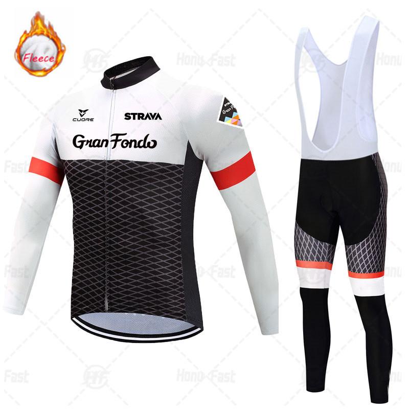2026 Winter Fleece Bike Jersey Tour De France Version Men's Cycling Jersey Long-sleeved Winter Cycling Jersey