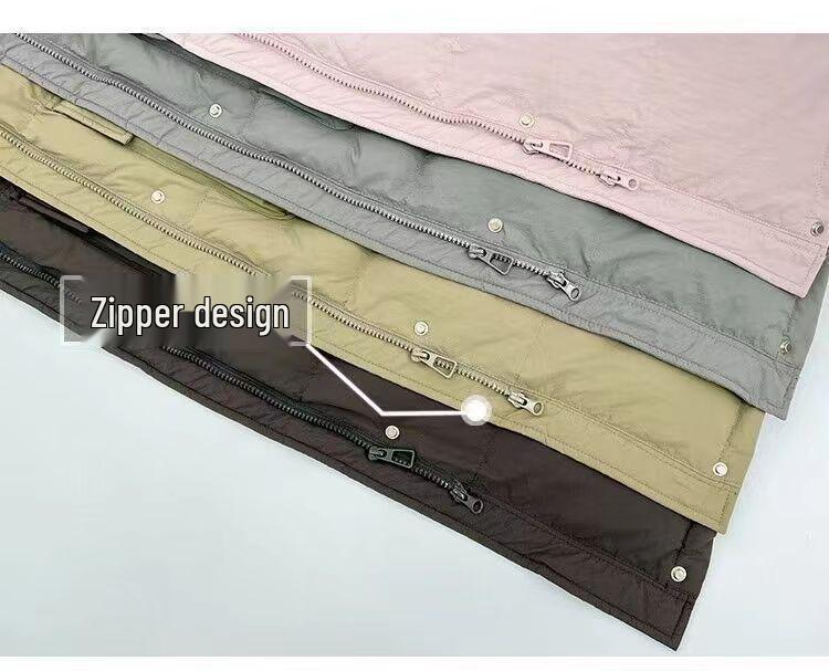 Winter 2025 Kapuzen-Daunen-Baumwollmantel in mittlerer Länge - Stilvoll, dick und überknielang.