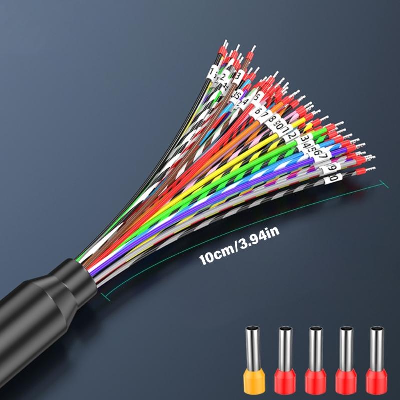 SCSI Data Cable with Terminal Push-up Lock, 28AWG Wire Single Head CN14P CN20P CN26P CN36P CN50P CN68P 6 Length Option