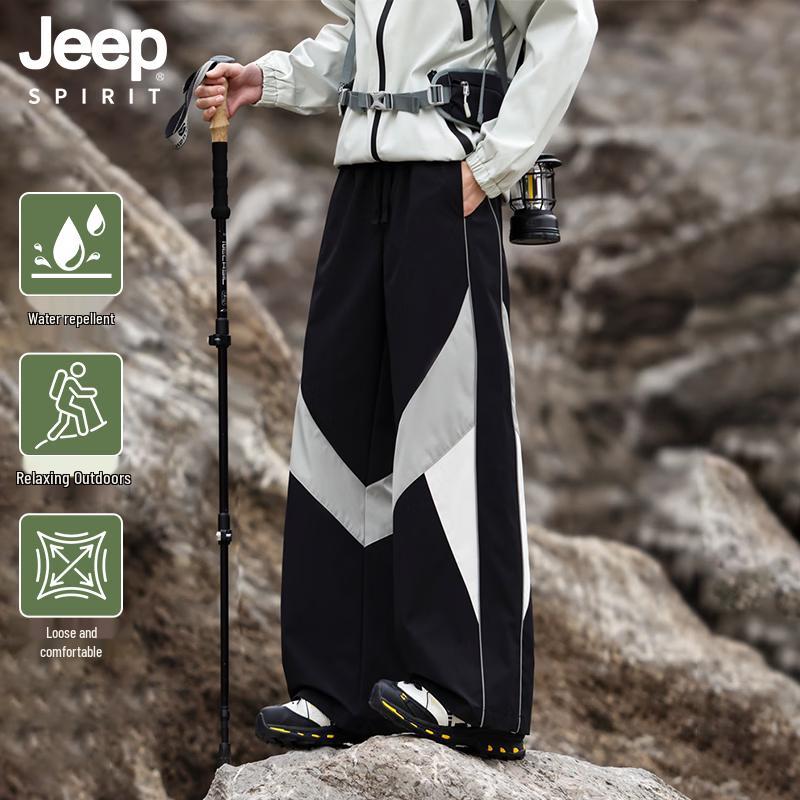 

JEEP SPIRIT Men s Outdoor Patchwork Waterproof Cargo Pants XL