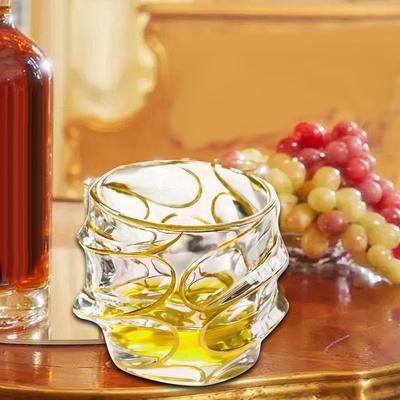 Bicchiere da Whiskey da Bar, Bicchiere Trasparente Multifunzionale per Vino 280-300ml, Bicchiere da Brandy per ,