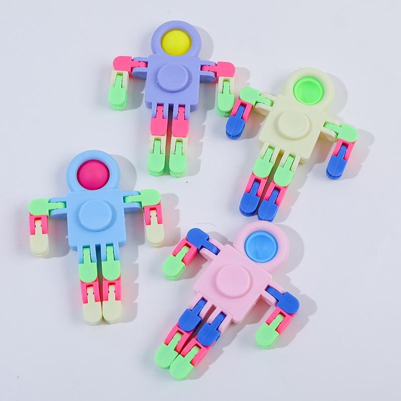 Fidget Spinners Party Favors Sensory Fidget Playthings Deformable Chain Stress Relief Birthday Gifts Ideal For Children Adult Playthings