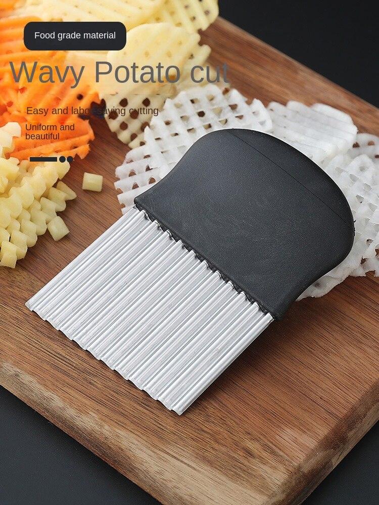 

Нарезка картофеля и чипсов, кухонный артефакт, волновой нож, тонкий картофель, картофельная решетка, волновой нож, картофельный нож, шип для картофеля pare