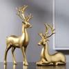Creative Reindeer Sculpture Sitting/Standing Position Christmas Deer Statue  Mantle Display