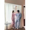 Venus Clover Print Couple Pajamas Soft   Glossy Vpa4553mvpa4553w