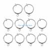 HX6F 10Pcs/set Dangle Earring Clips Non-Pierced Earring Converter Components Findings