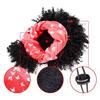 Afro Curly Kinky Synthetic Head Wraps Short Drawstring Puff Wigs with Small Cap Headband Scarf Wigs