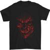 Demon Skull Devil Satan Grim Reaper Gothic Mens T-shirt Cotton