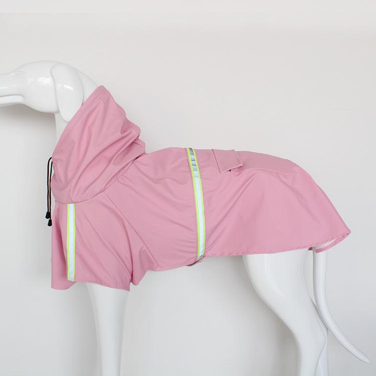 Large Dog Raincoat Corgi Cloak Style Puppy Waterproof Dog Clothes Reflective Pet Windproof Rainproof Hooded Raincoat for Dog 5
