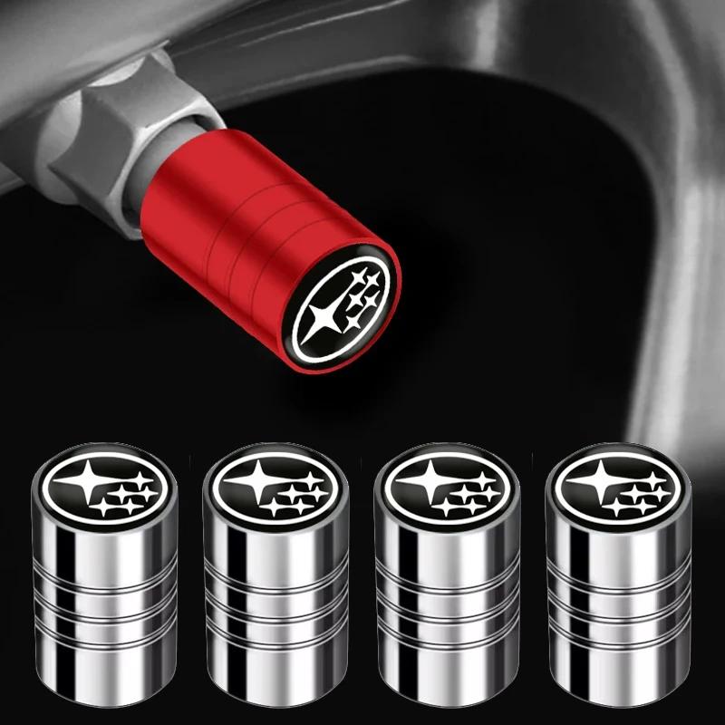 Car Tyre Valve Cap Dust Caps Wheel Valve Cover For Subaru Impreza Legacy WRX STI BRZ Forester Ascent Levorg XV WRC X666