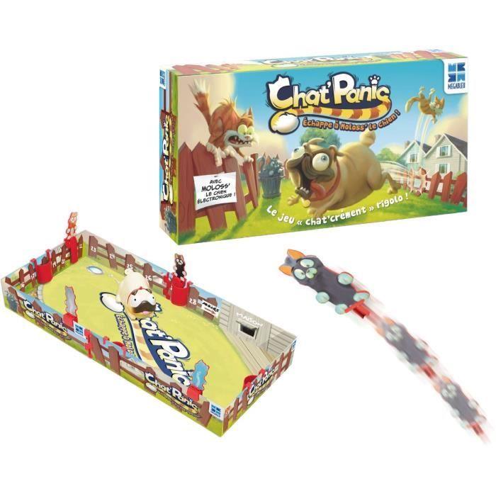 Board Game - Megableu - Cat'panic - Advance Your Cat, Avoid the Mastiff Dog’