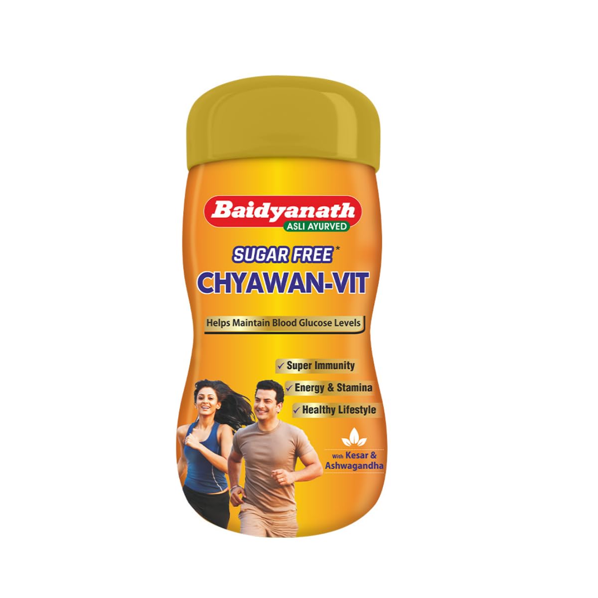 

Baidyanath Chyawan Vit Sugarfree Chyawanprash 500g | Boost Immunity & Enhance Strength Stamina in Adults