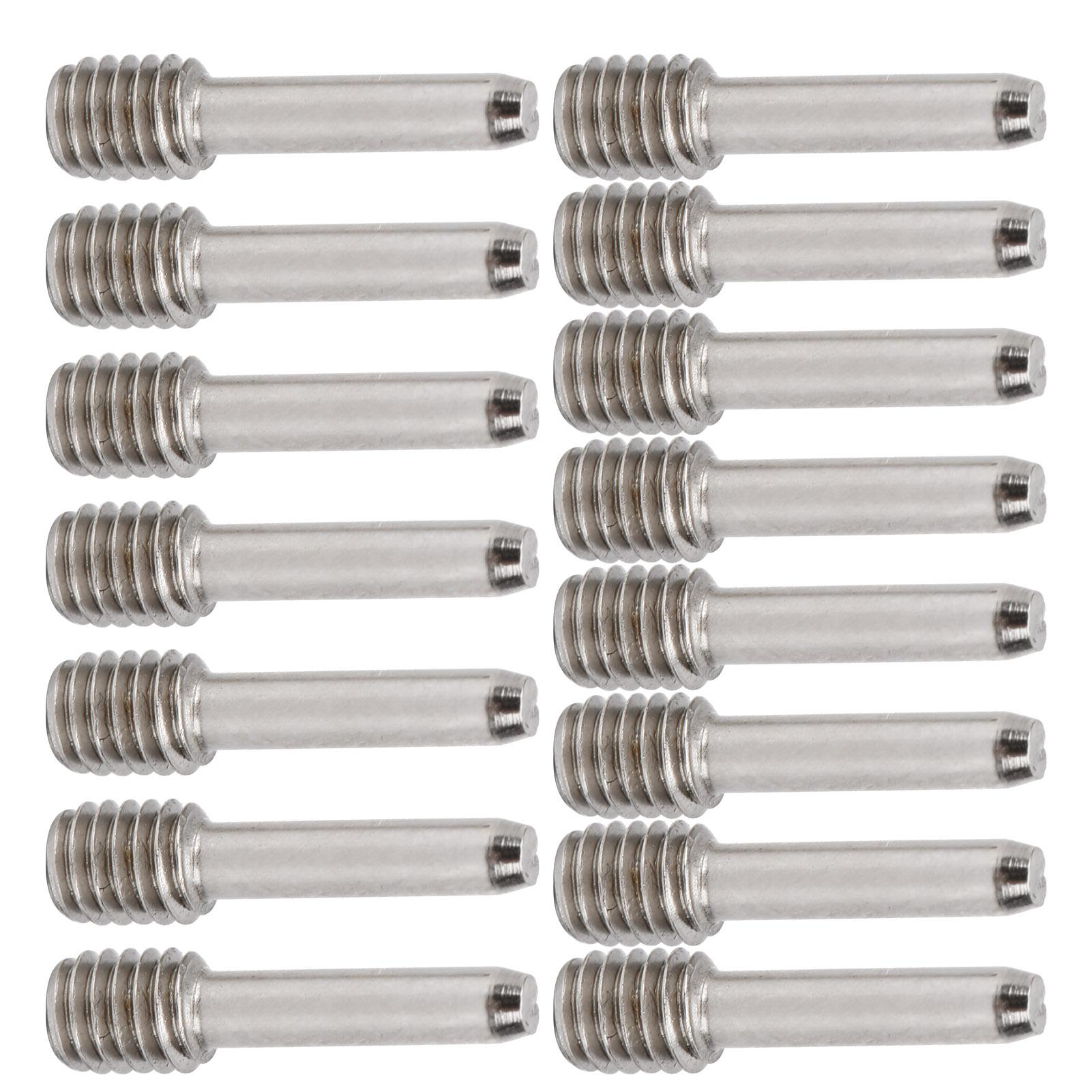 

Набор из 15 шт. шестигранных винтов M4 из нержавеющей стали с потайной головкой для моделей радиоуправляемых автомобилей, серебристый 15,4 мм