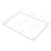 Wine Glass Rack Under Cabinet Stemware Holder Storage Hanger Metal Organizer for Bar Kitchen3 Slot