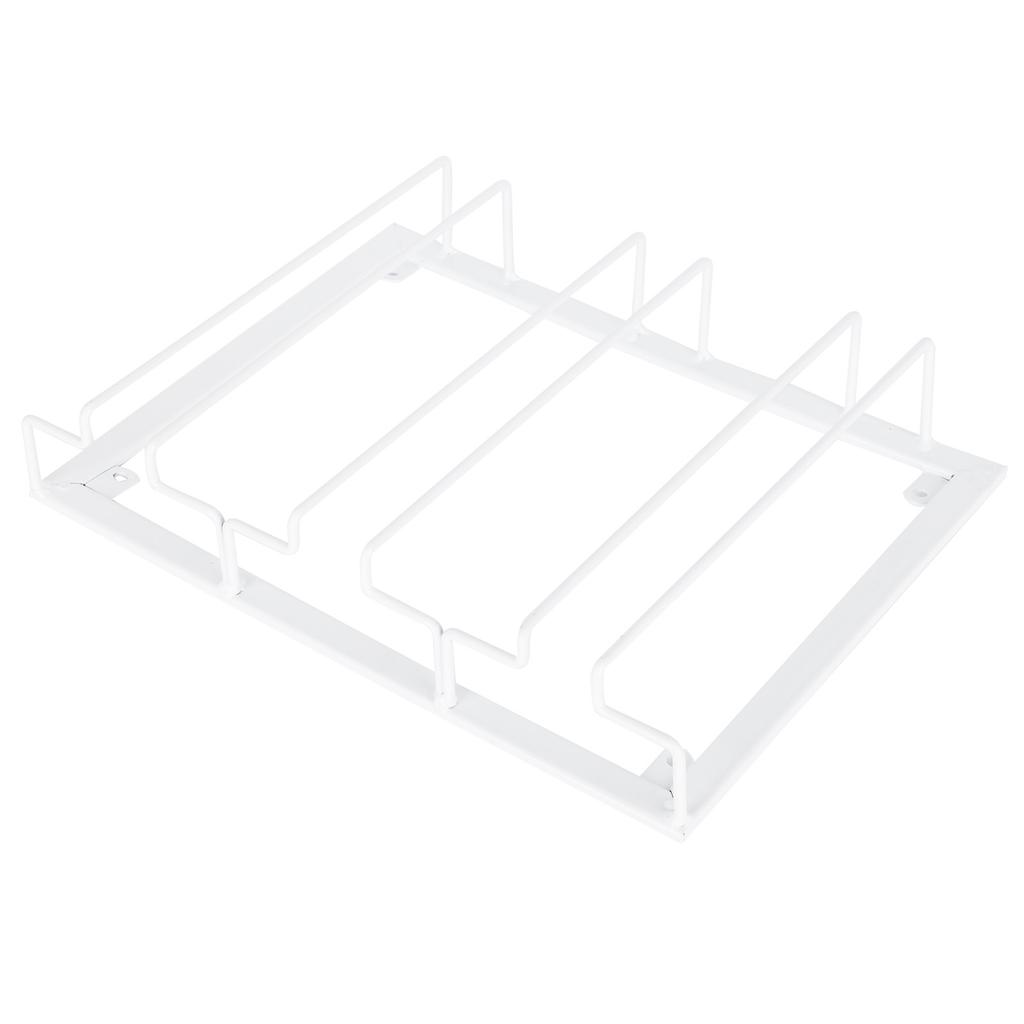 Wine Glass Rack Under Cabinet Stemware Holder Storage Hanger Metal Organizer for Bar Kitchen3 Slot