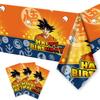 Dragonball Birthday Decoration Goku Stickers Balloons Disposable Tableware Tablecloth Straw Cup Plates Baby Shower Supplies Toy