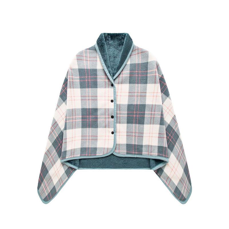 Multifunctional Shawl & Blanket: Dual-Purpose Leg Cover, Office Cloak, Sofa Throw