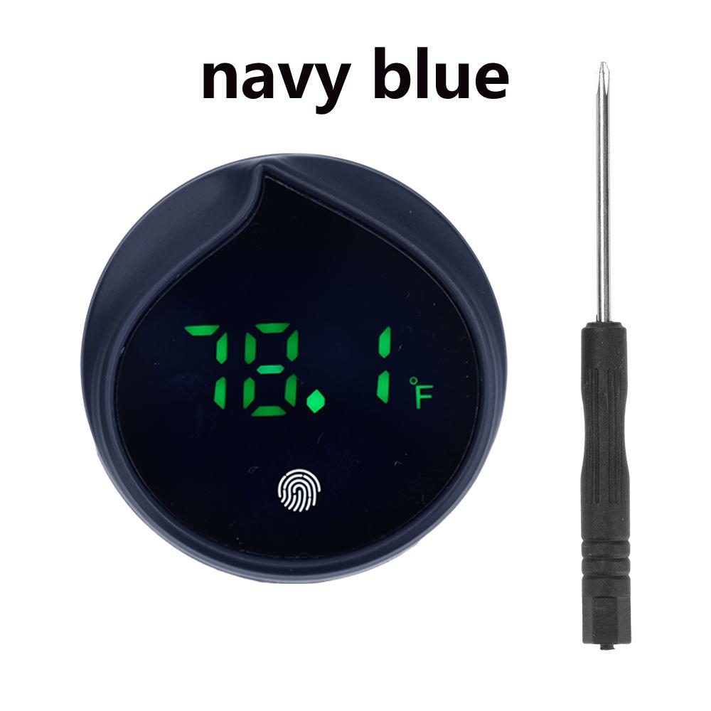 

Wireless Degree Celsius Thermometer LED Digital Display External Fish Tank Aquarium Thermometer Mini High Precision Thermometer темно-синий