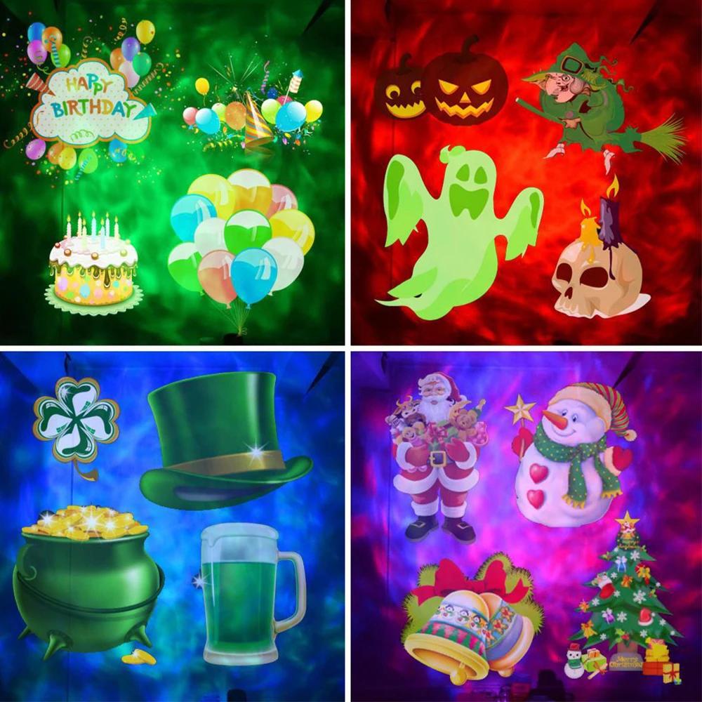 2025 New Lamp Party Lights 15W Stage Lighting Holiday Outdoor Christmas Projector Christmas Led Projector Waterproof Laser lamps
