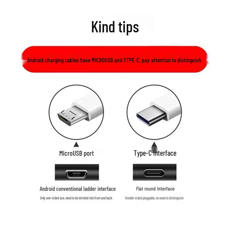 Eco-Friendly USB Type-C Charging Cable for Small Home Appliances, Fans, Desk Lamps, Monitors, and LED Strips