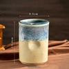 Retro Kiln-fired Ceramic Mug: Large Capacity, Creative Design