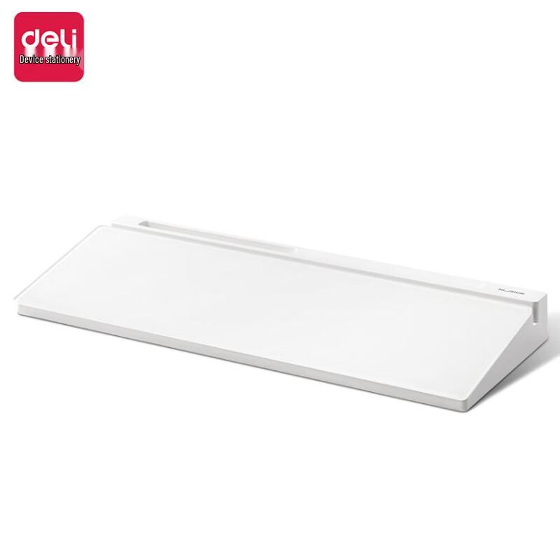 Deli NS124 Desktop Glass Whiteboard with Storage