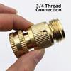 Female/MaleThread Garden Hose Connector 3/4 Inch Thread Tap Connector  Outdoor Lawn
