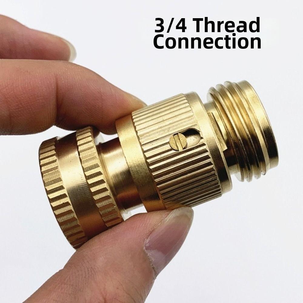 Female/MaleThread Garden Hose Connector 3/4 Inch Thread Tap Connector Outdoor Lawn