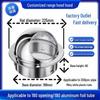 304 Stainless Steel Ventilation Cap: Rain-Proof Exhaust Cover for Exterior Wall and Range Hood, PVC Compatible