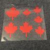 Maple Leaf Reflective Car Stickers, Self-Adhesive Decals to Cover Scratches, Stylish Modification Decor for Auto Body