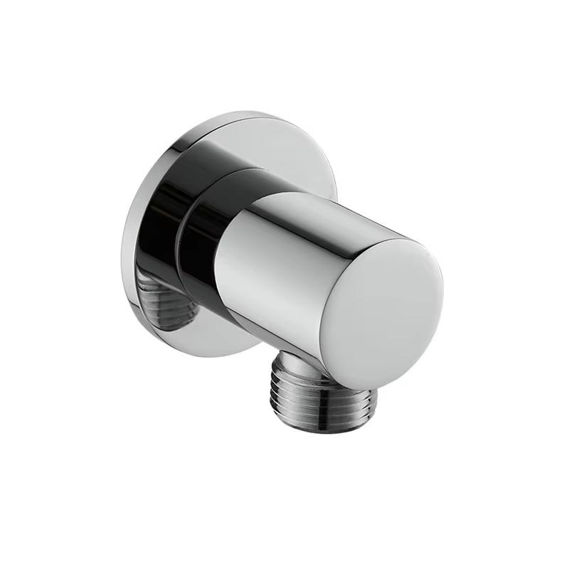 Cheap Items for Sale Bathroom Round Shower Hose Connector 1/2" NPT Wall Handshower Supply Elbow Outlet Water Spout