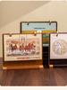 2026 Chinese Style Wooden Desk Calendar - Office Desktop Ornament & Gift