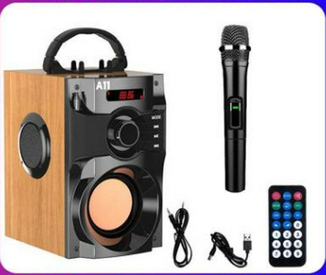 A11 Mobiler Bluetooth-Lautsprecher 4.0 - Kompakt, Outdoor, Schwerer Bass mit Kartensteckplatz