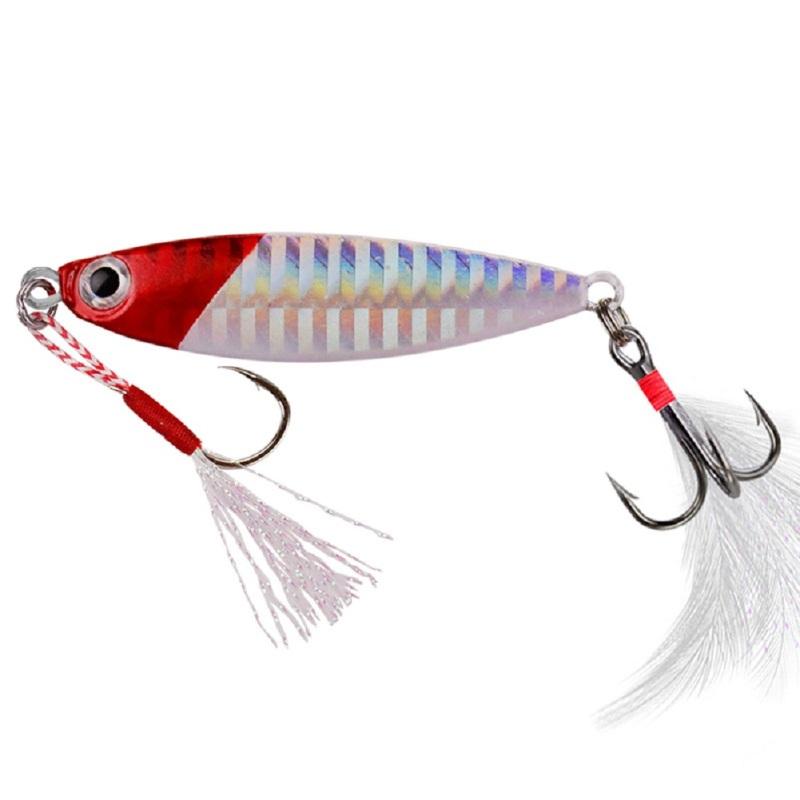 Angelköder Angeljiggingköder Löffel Spinnerbait Blech Eisen Ganzmetall Mini Bleifisch Angelköder
