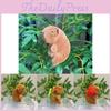 Capybara 11cm Fashionable Plush Keychain With Adorable Strawberry Hat Great For Personalization