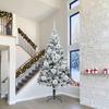 XXL Christmas Ornament Set 3 pcs Silver Plastic