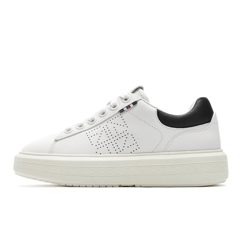 Fila Heritage Sneakers Retro Series Comfortable Versatile Durable Low-Top Running Shoes Women Sneakers White Black F12W442101FWB