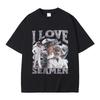 I Love Seamen Funny Offensive Sailor Tshirt Male 100% Pure Cotton T-shirt Men Women Casual Fashion T Shirts Unisex Vintage Tees