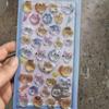 3D Embossed Crystal Stickers for Kids - Giyikawadopamine Handmade Mini Figurines for Decoration and Educational Rewards