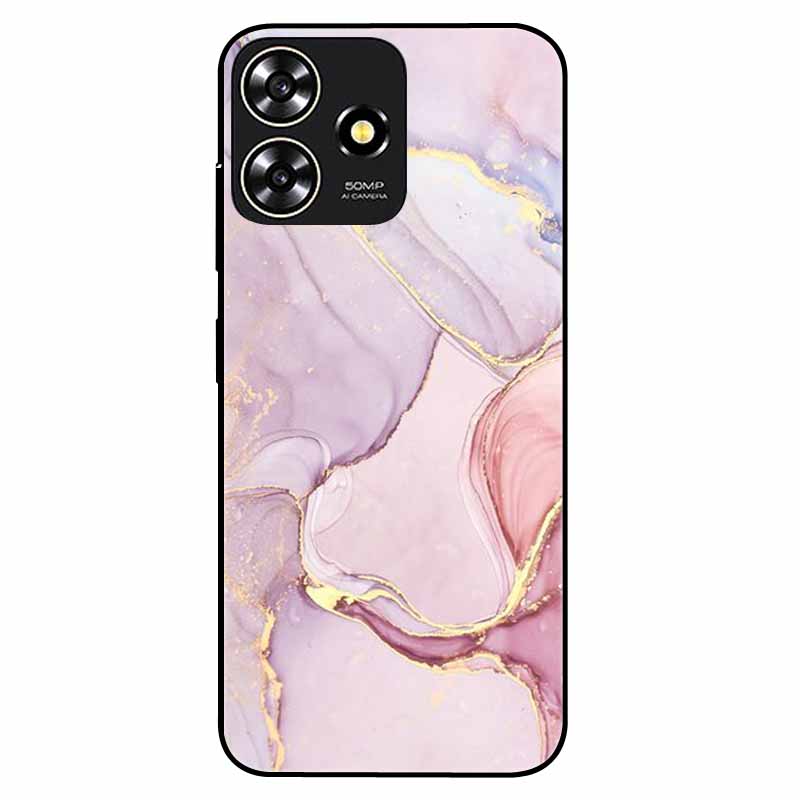 For ZTE Blade A73 4G Case 6.6'' Para Silicone Soft Cool Print Marble Phone Cover for ZTE BladeA73 A 73 4G Shockproof TPU Bags