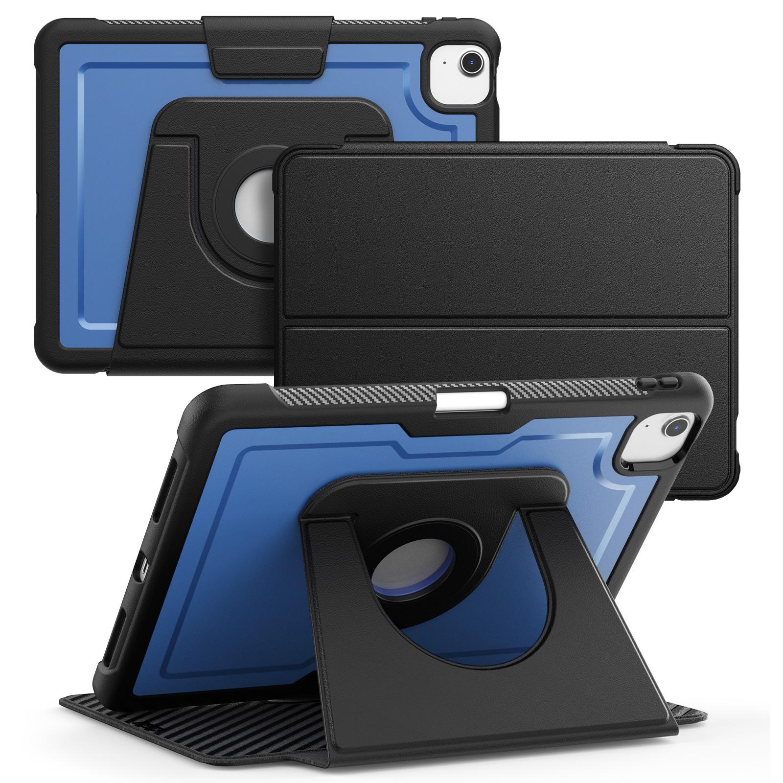 

360 Rotating Magnetic Case for iPad Pro 11 Air11 M3 M2 11 Inch Air5 Air4 10 9 Inch PU Leather Stand Cover with Adsorption iPad Air(M3)11-inch синий