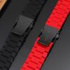 Silikonový nerezový řemínek k hodinkám pro Diesel Watch Strap DZ7396 DZ7370 DZ4289 DZ7070 DZ7395 Pánský gumový vodotěsný náramek 28mm