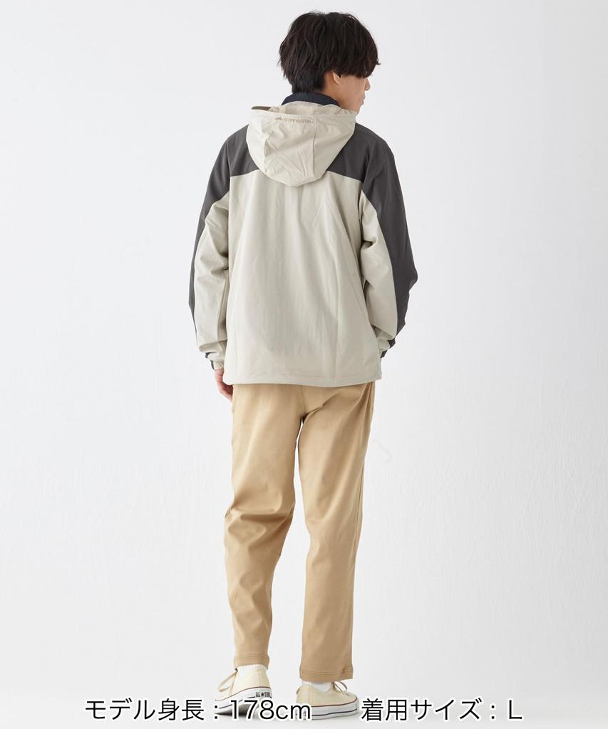 Cliff Mayer Cleaness Active Hooded Ivory Jacket, Men's, Large,