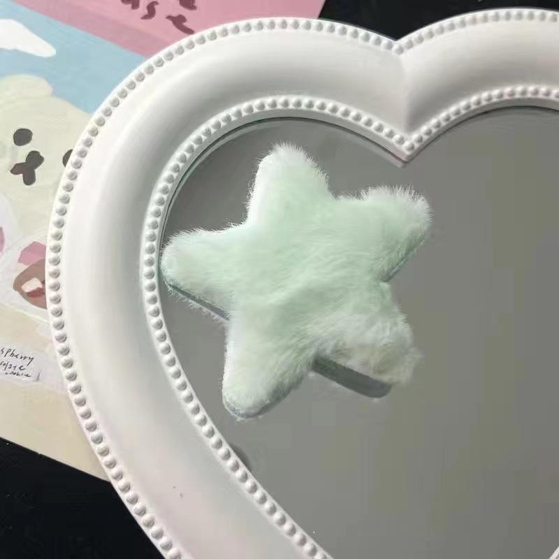 Plush Star Hair Clip - Cute Five-Pointed Autumn/Winter Style Side Clip for Girls