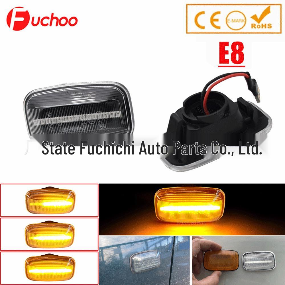 Светодиодные повторители поворота на крыло для Toyota Land Cruiser серий 70/80/100 Material: ABS